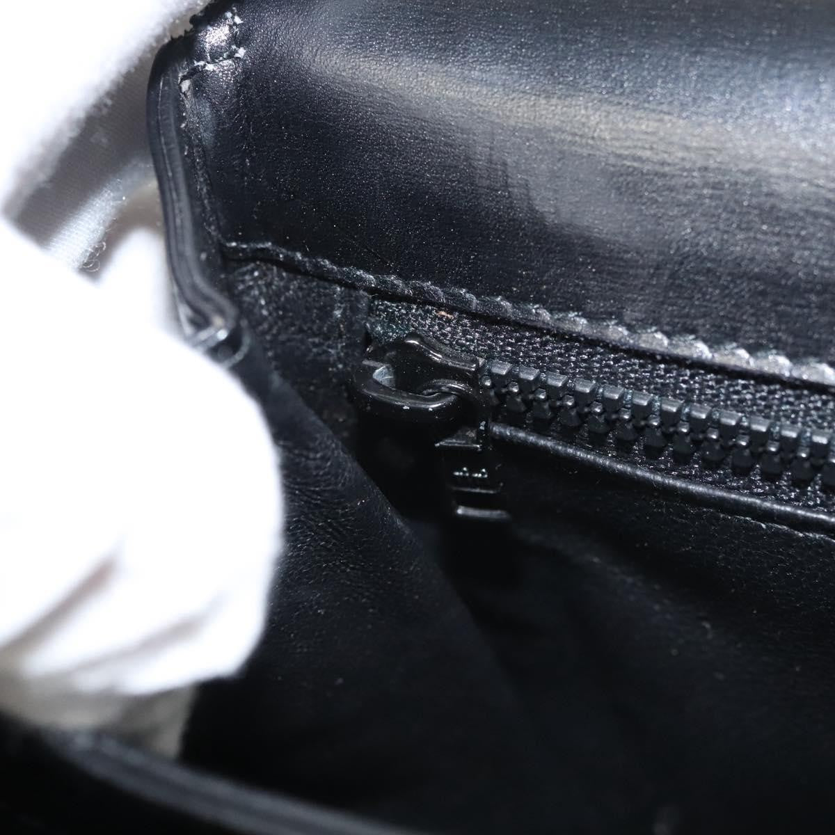 Bally Vintage Leather, Black, Leather, Shoulder Bag
