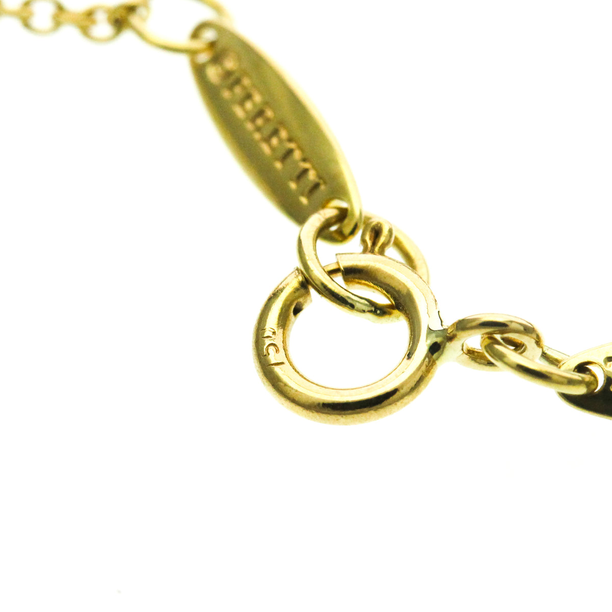 Tiffany & Co. Elsa Peretti Open Heart Pendant 18K Yellow Gold, Gold, Yellow Gold, Necklace