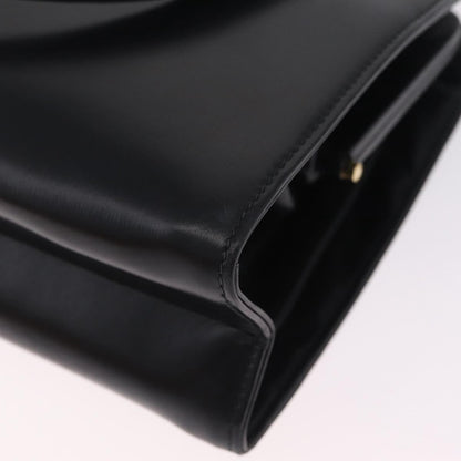Gucci Vintage Leather, Black, Leather, Tote Bag