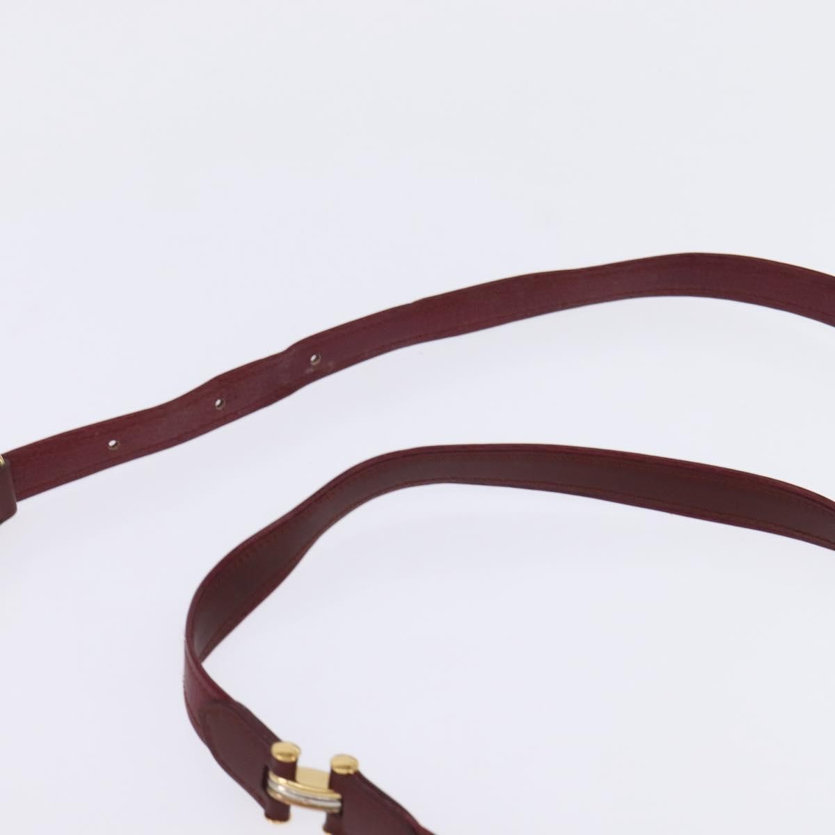 Cartier Must de Cartier Leather, Burgundy, Leather, Bag
