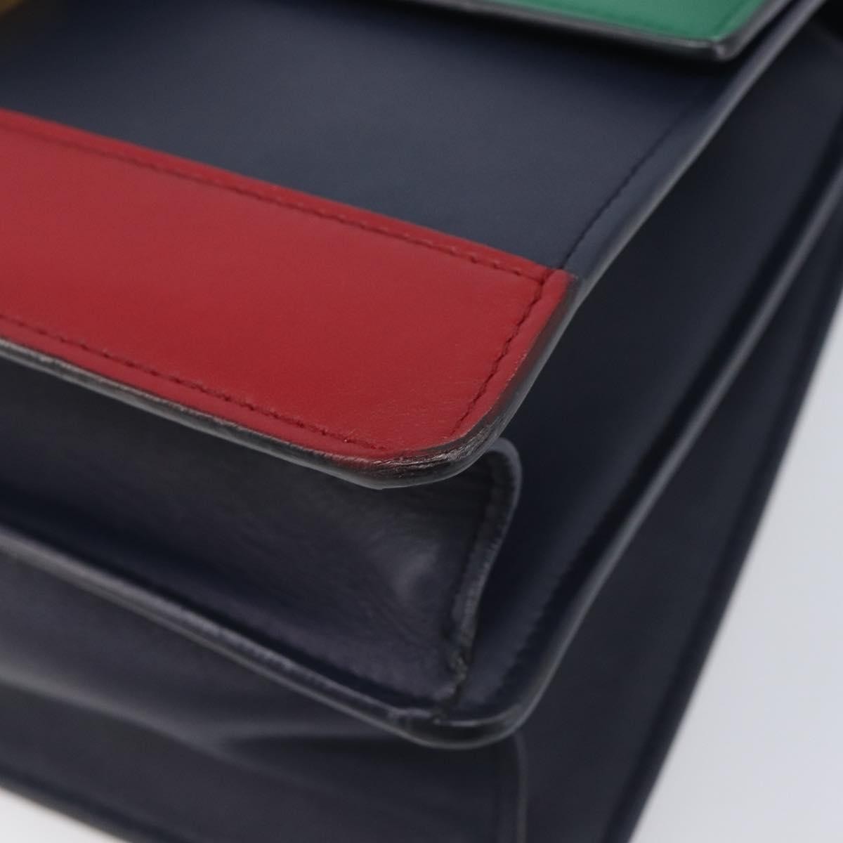 Gucci Dionysus Bamboo Top Handle Leather, Navy, Leather, Handbag