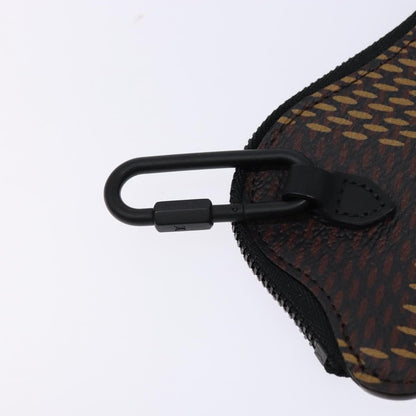 Louis Vuitton Nigo Duck Coin Holder Printed Leather and Limited Edition Giant Damier, Black, Canvas, Card Holder