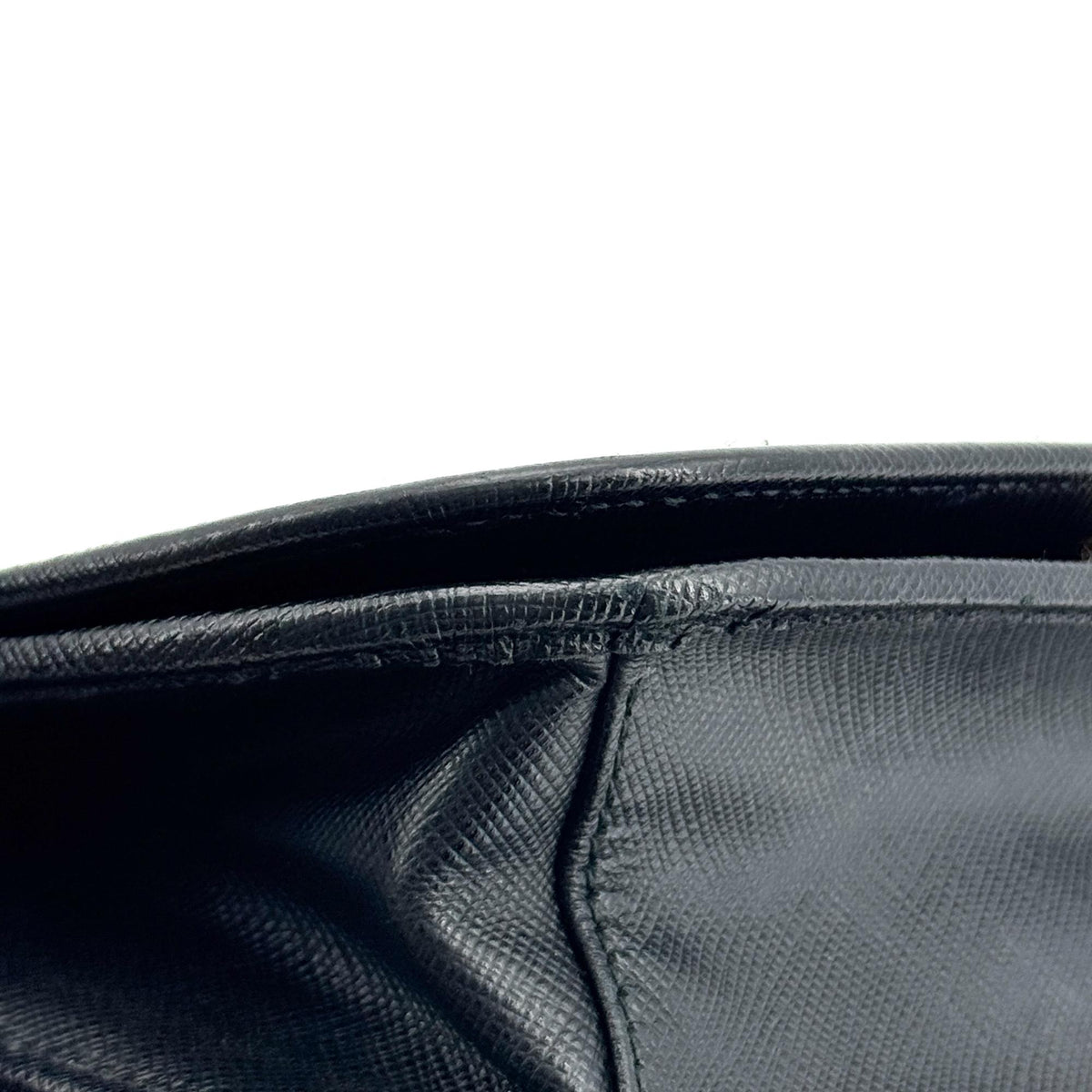 Prada Convertible Flap Clutch Saffiano Leather, Black, Leather, Clutch