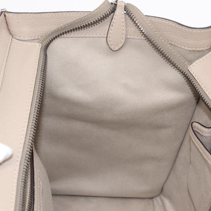 Celine Luggage Smooth Leather, Beige, Leather, Handbag