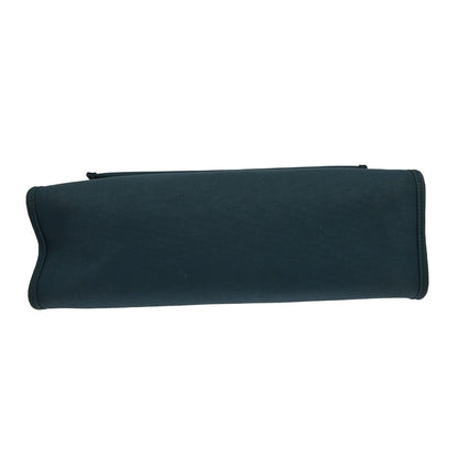 Hermes Herbag Zip Leather and Toile, Blue, Canvas, Handbag