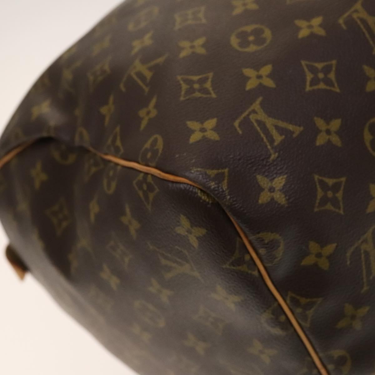 Louis Vuitton Keepall Bag Monogram Canvas, BROWN, CANVAS, Travel bag