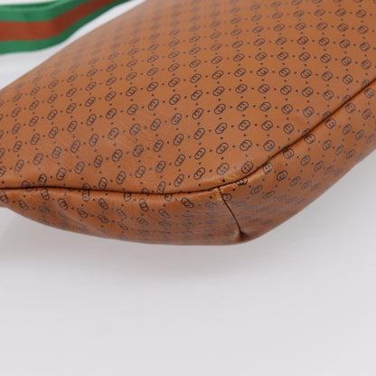 Gucci Dapper Dan Belt GG Print Leather, Brown, Leather, Clutch