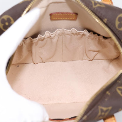Louis Vuitton Spontini Monogram Canvas, Brown, Canvas, Handbag