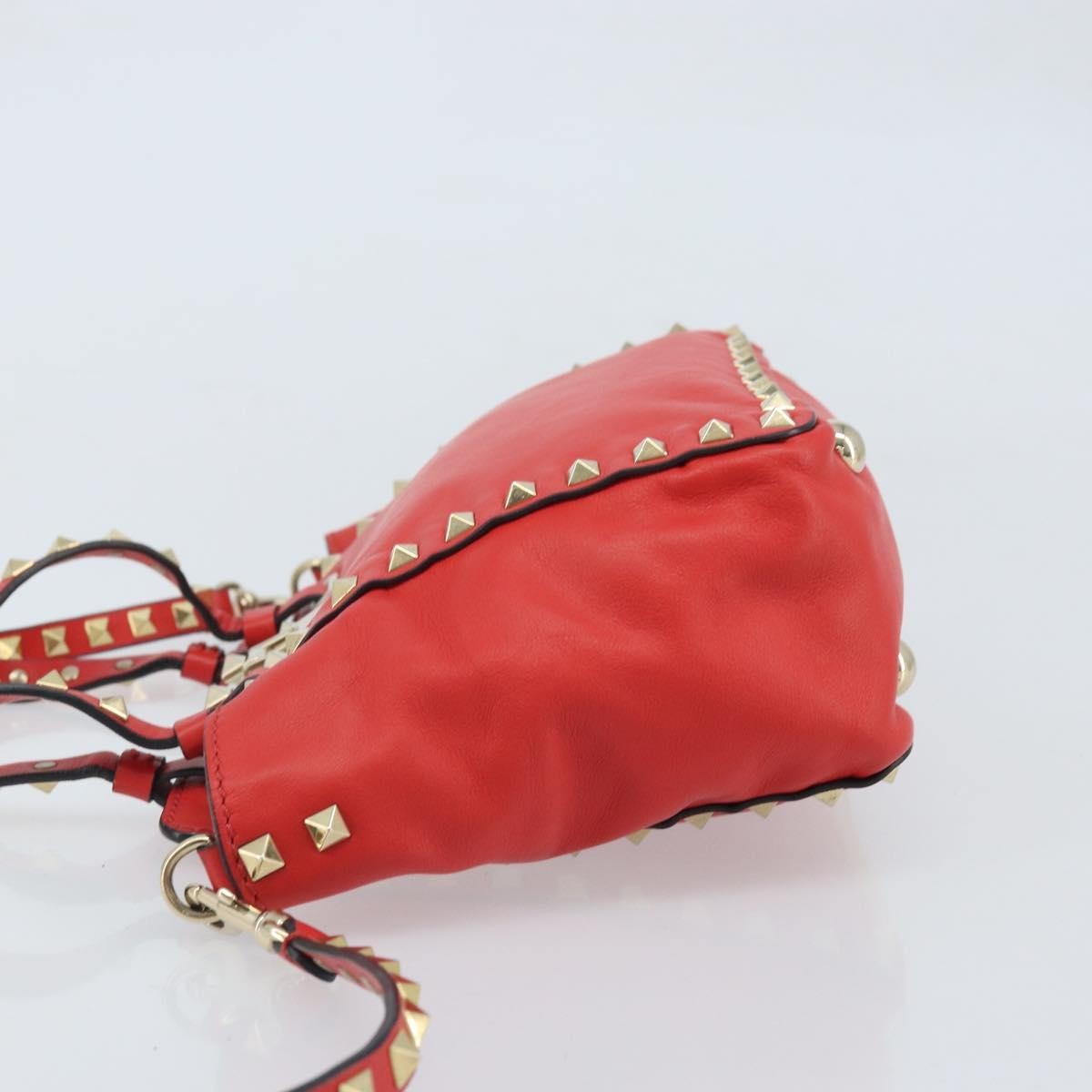 Valentino Garavani Rockstud Tote Soft Leather, Red, Leather, Tote Bag