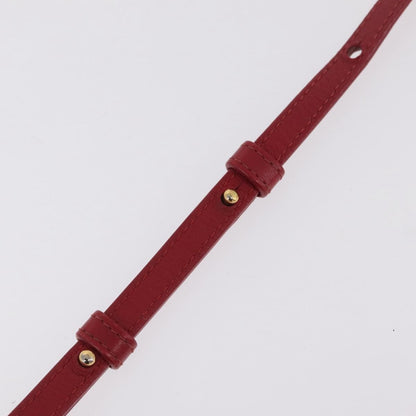 Celine Trio Leather, Red, Leather, Crossbody Bag