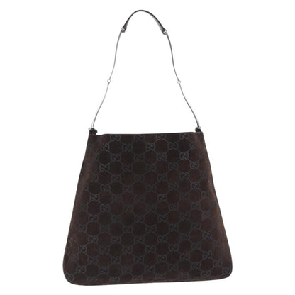 Gucci Vintage Hobo GG Suede, Multicolour, Suede, Shoulder Bag