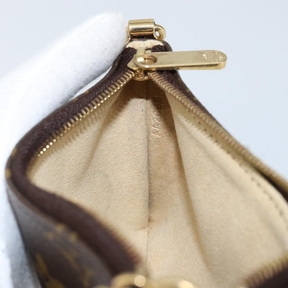 Louis Vuitton Milla Pochette Monogram Canvas, Brown, Canvas, Clutch