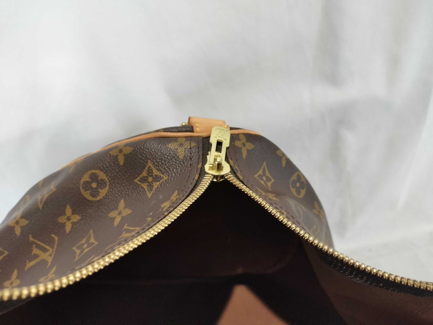 Louis Vuitton Keepall Monogram Canvas, Brown, Canvas, Travel Bag