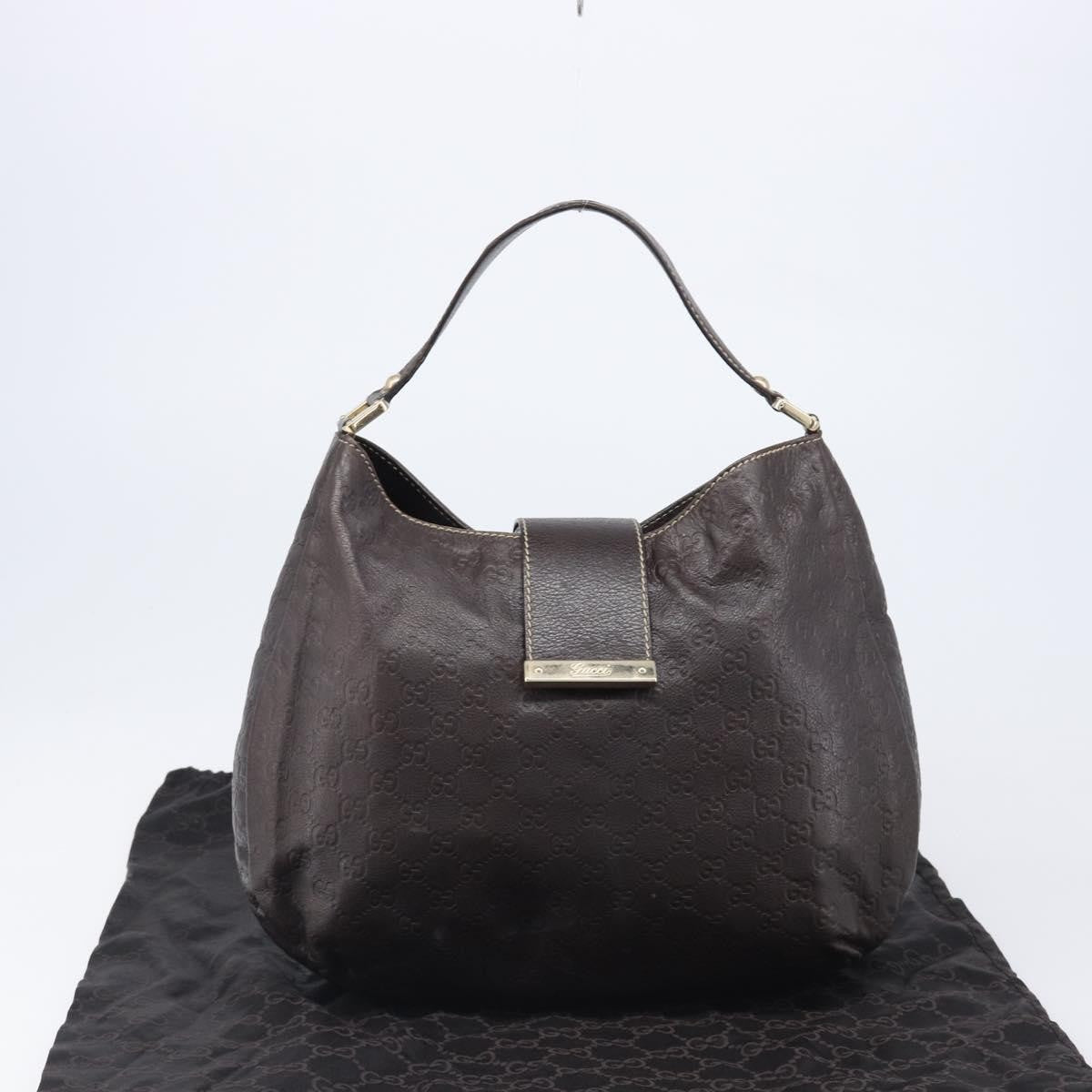 Gucci New Ladies Web Hobo Guccissima Leather, Brown, Leather, Shoulder Bag