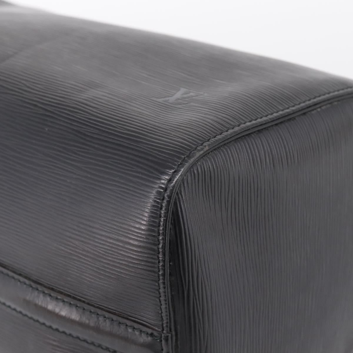 Louis Vuitton Speedy Epi, Black, Leather, Handbag