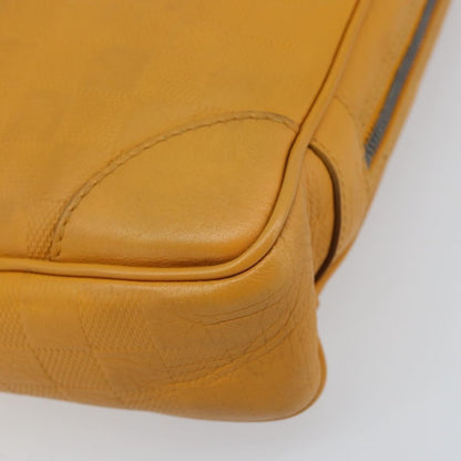 Louis Vuitton Porte-Documents Voyage Damier Infini Leather, Yellow, Leather, Briefcase