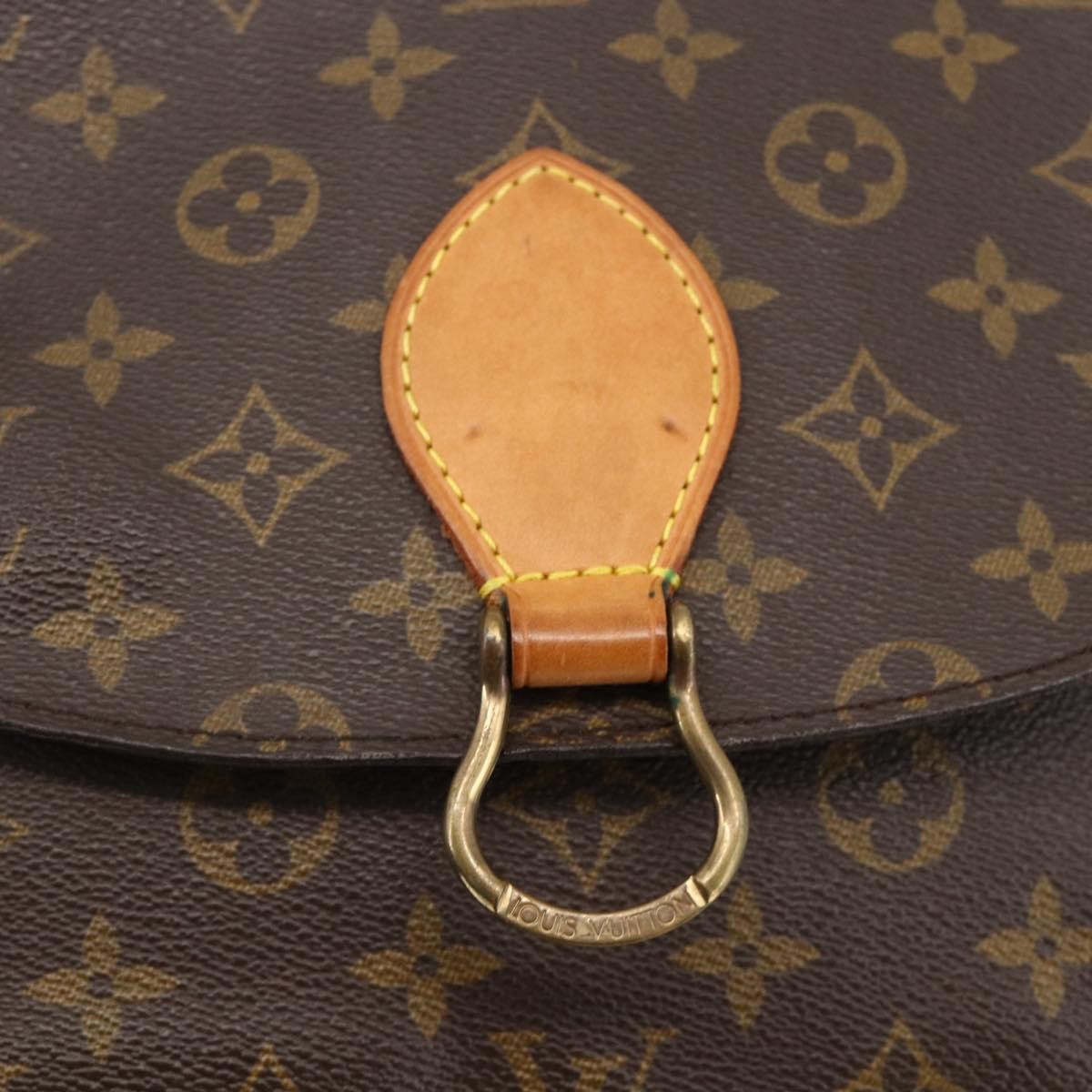 Louis Vuitton Saint Cloud Monogram Canvas, Brown, Canvas, Handbag