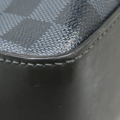 Louis Vuitton Greenwich Messenger Damier Cobalt, Black, Canvas, Handbag