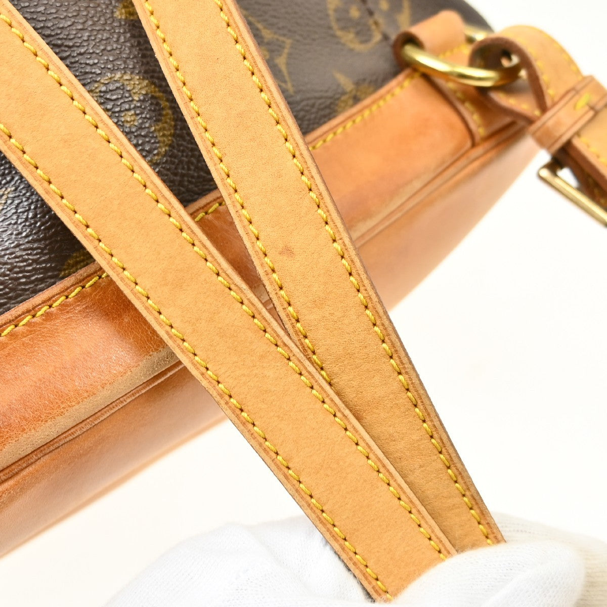 Louis Vuitton Montsouris Monogram, Brown, Canvas, Backpack