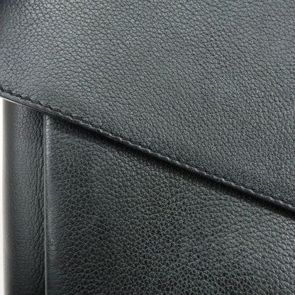 Louis Vuitton Lockme Ever Leather, Black, Leather, Handbag