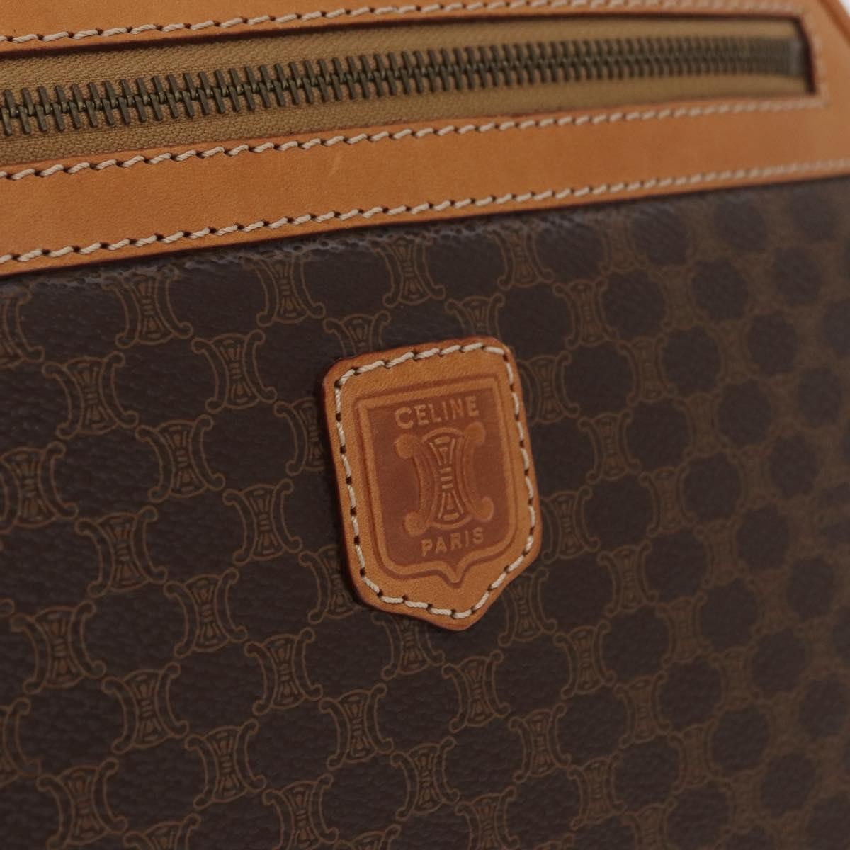 Celine Backpack Leather, Brown, Canvas, Backpack