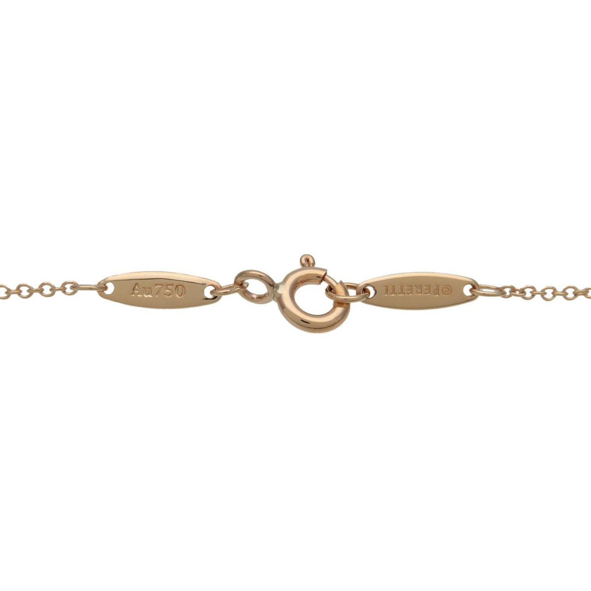 Tiffany & Co. Elsa Peretti Diamonds By The Yard Pendant 18K Yellow Gold with Diamond, Gold, Yellow Gold, Necklace