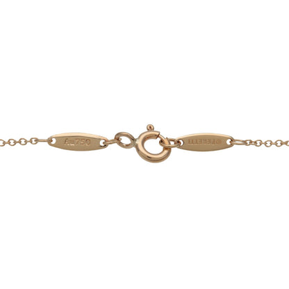 Tiffany & Co. Elsa Peretti Diamonds By The Yard Pendant 18K Yellow Gold with Diamond, Gold, Yellow Gold, Necklace