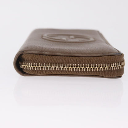 Gucci Soho Double Zip Around Leather, Brown, Leather, Wallet