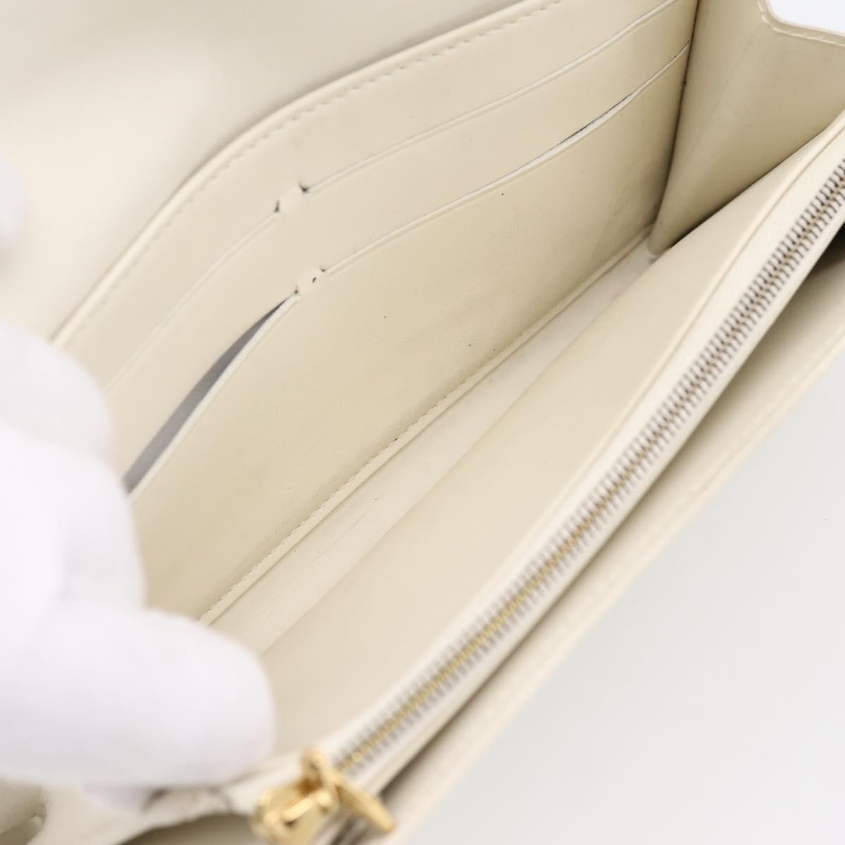 Louis Vuitton Vintage Sarah Monogram Vernis, Beige, Patent Leather, Wallet