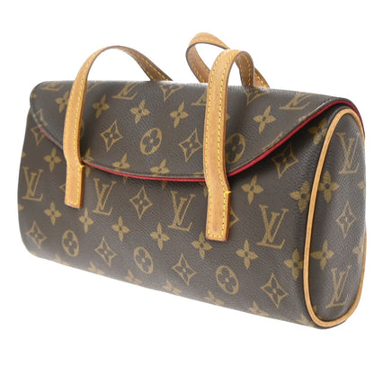 Louis Vuitton Sonatine Monogram Canvas, Brown, Canvas, Handbag