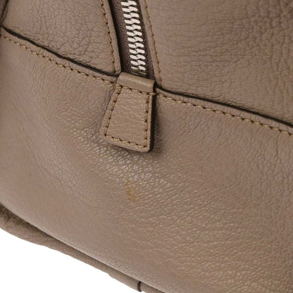 Loewe Amazona Leather, Beige, Leather, Handbag