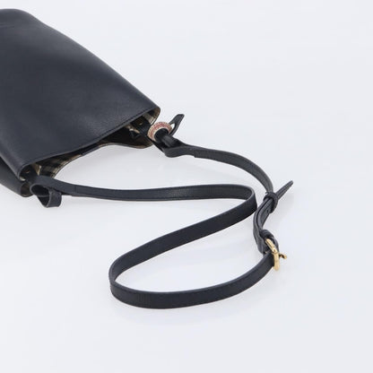 Burberry Lorne Bucket Leather, Black, Leather, Handbag