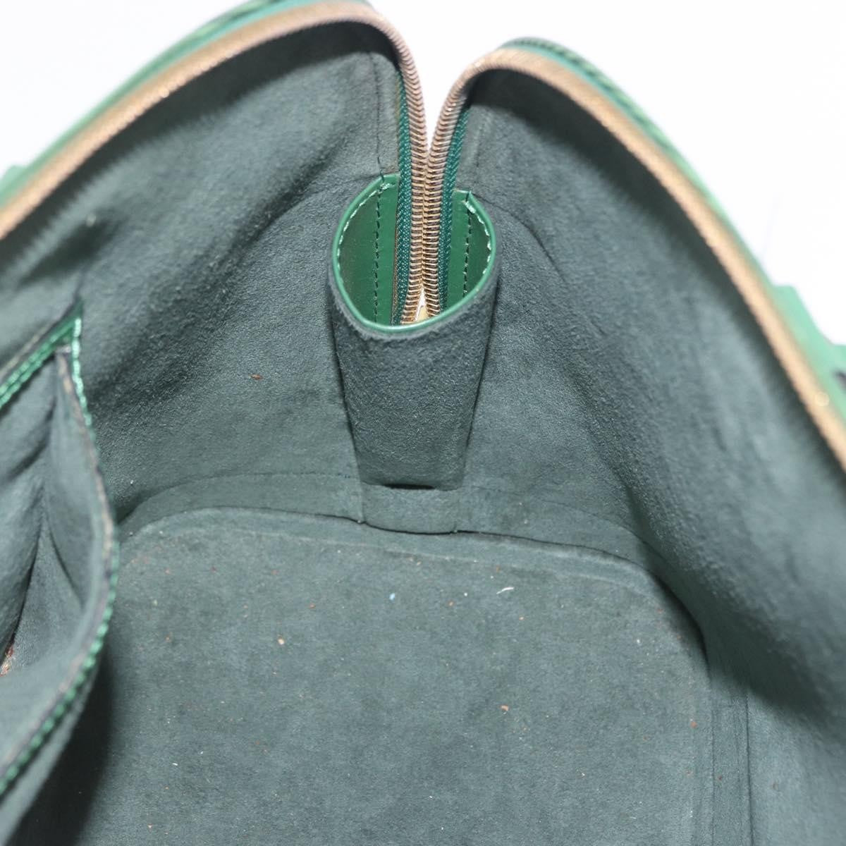 Louis Vuitton Alma Epi, Green, Leather, Handbag