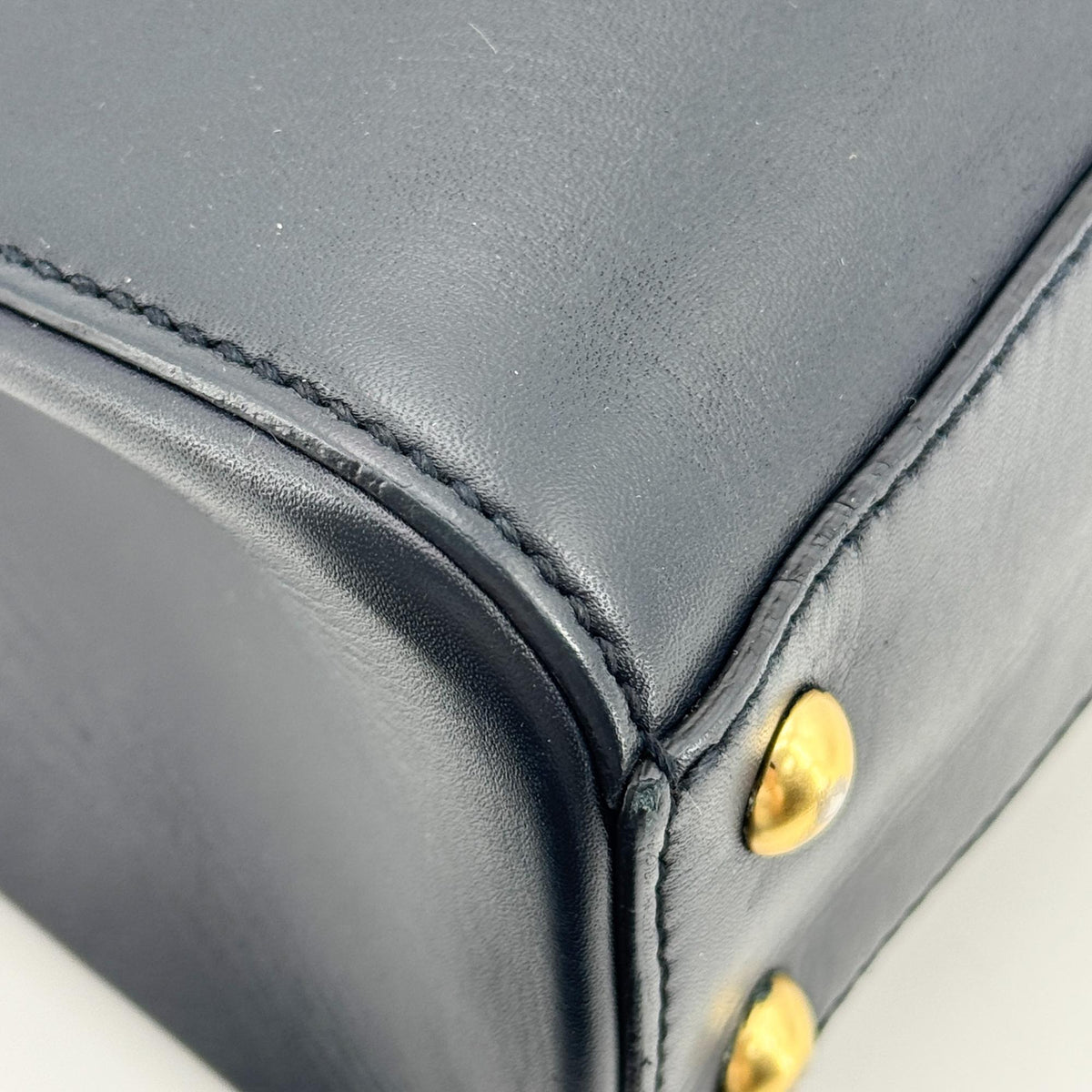 Gucci Sylvie Top Handle Leather, Black, Leather, Handbag