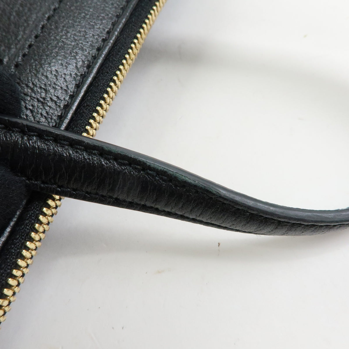 Gucci Ophidia Top Handle Leather, Black, Leather, Tote Bag