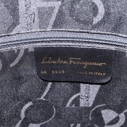 Salvatore Ferragamo Gancini Leather, Yellow, Leather, Handbag