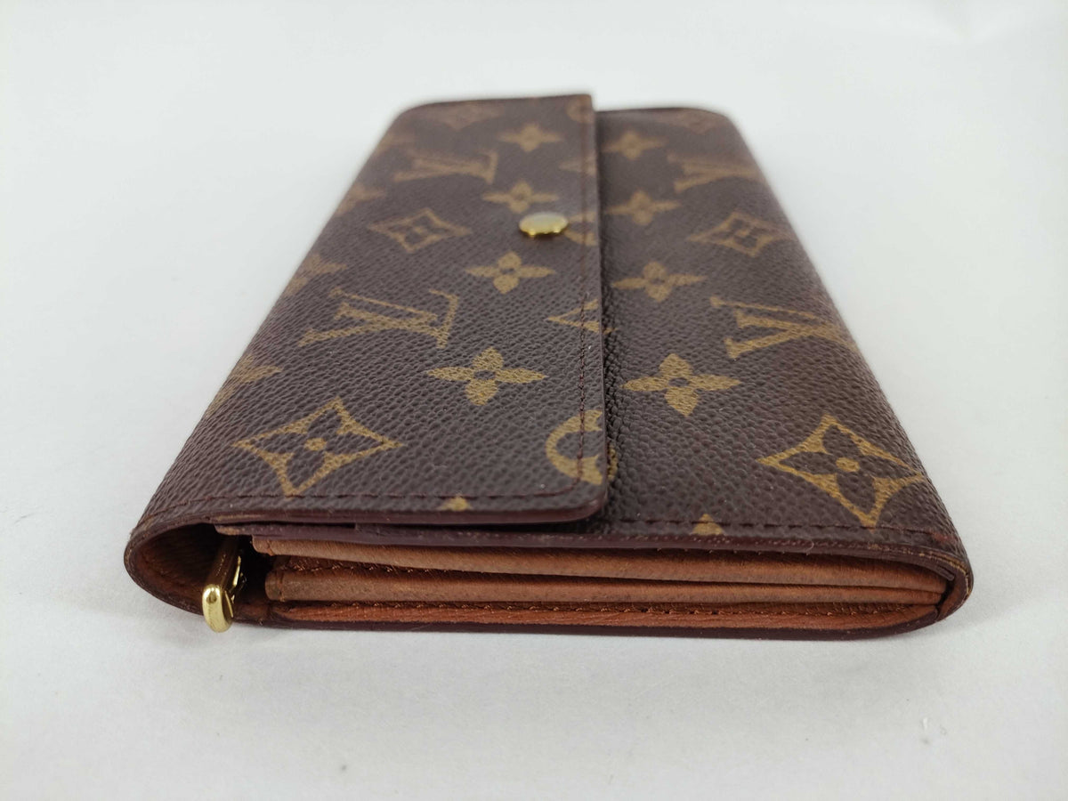 Louis Vuitton Sarah Monogram Canvas, Brown, Canvas, Clutch