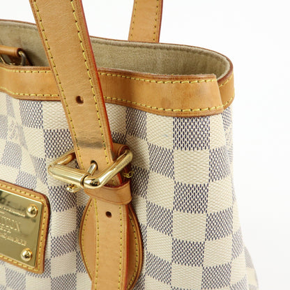 Louis Vuitton Hampstead Damier, Beige, Canvas, Handbag