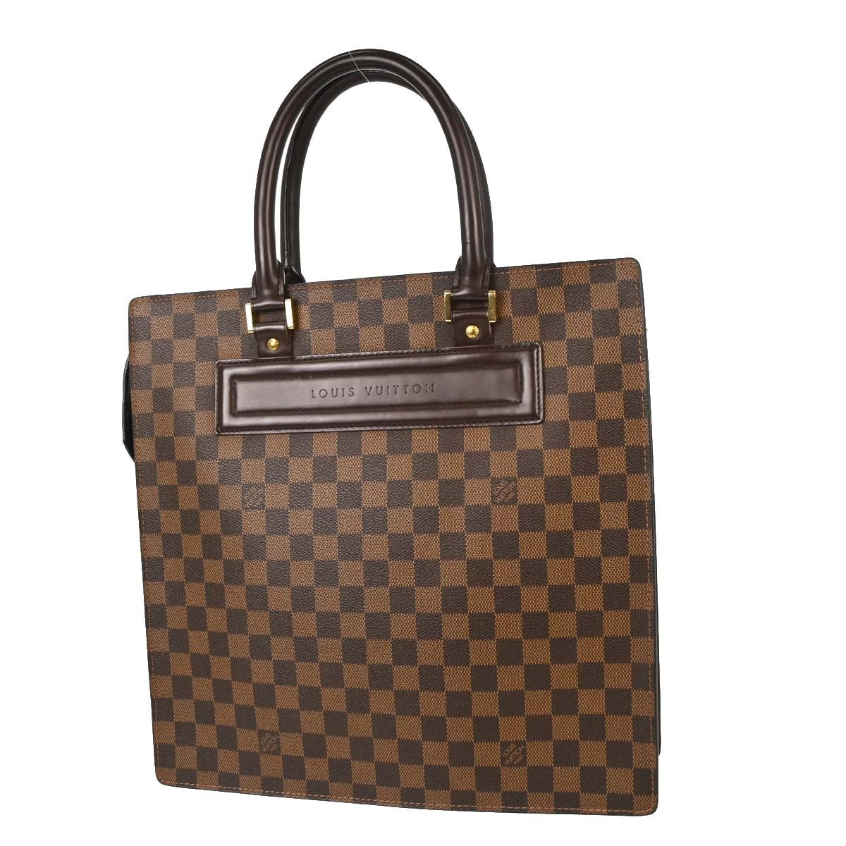 Louis Vuitton Venice Sac Plat Damier Ebene, Brown, Canvas, Tote Bag