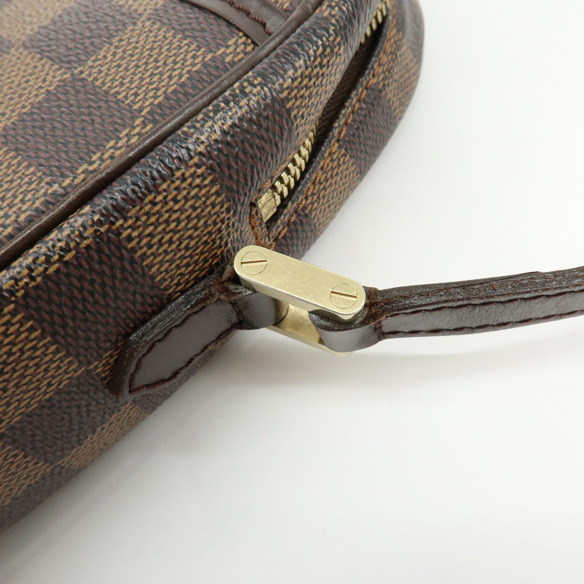 Louis Vuitton Ipanema Damier, Brown, Canvas, Handbag