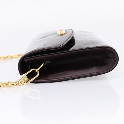 Louis Vuitton Bel Air Pochette Monogram Vernis, Burgundy, Patent Leather, Clutch