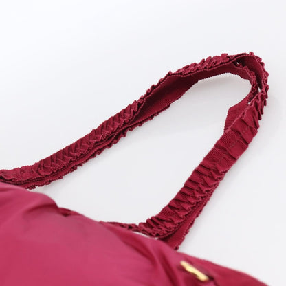 Miu Miu Tote Nylon, Pink, Nylon, Handbag