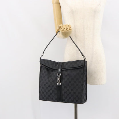 Gucci Jackie GG Canvas, Black, Canvas, Tote Bag