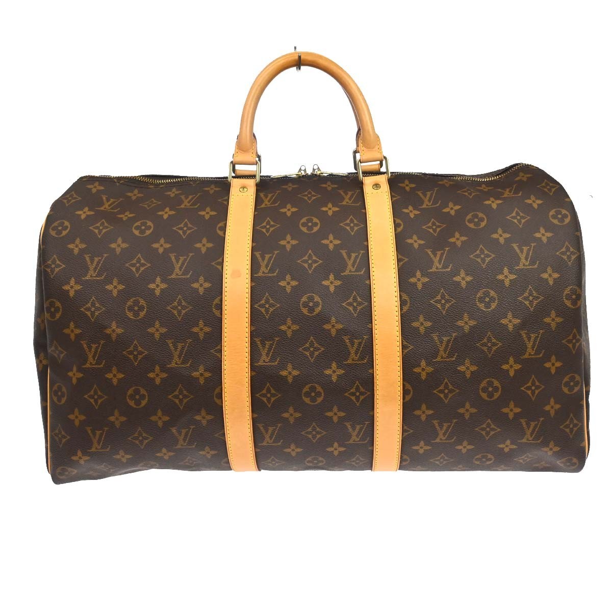 Louis Vuitton Keepall Monogram Canvas, Brown, Canvas, Travel Bag