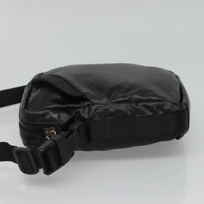 Chanel Sport Line Messenger Coated Canvas, Black, Canvas, Shoulder Bag
