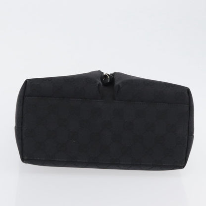 Gucci Double Pocket Tote GG Canvas and leather, Black, Canvas, Handbag