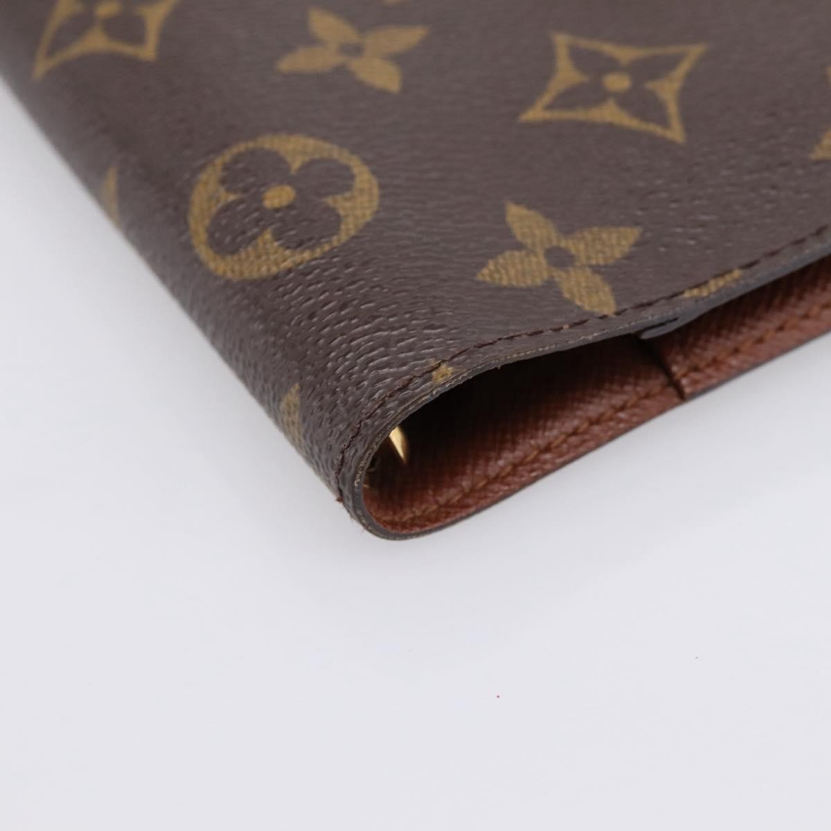 Louis Vuitton Agenda Cover Monogram Canvas, Brown, Canvas, Wallet