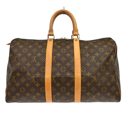 Louis Vuitton Keepall Monogram Canvas, Brown, Canvas, Travel Bag