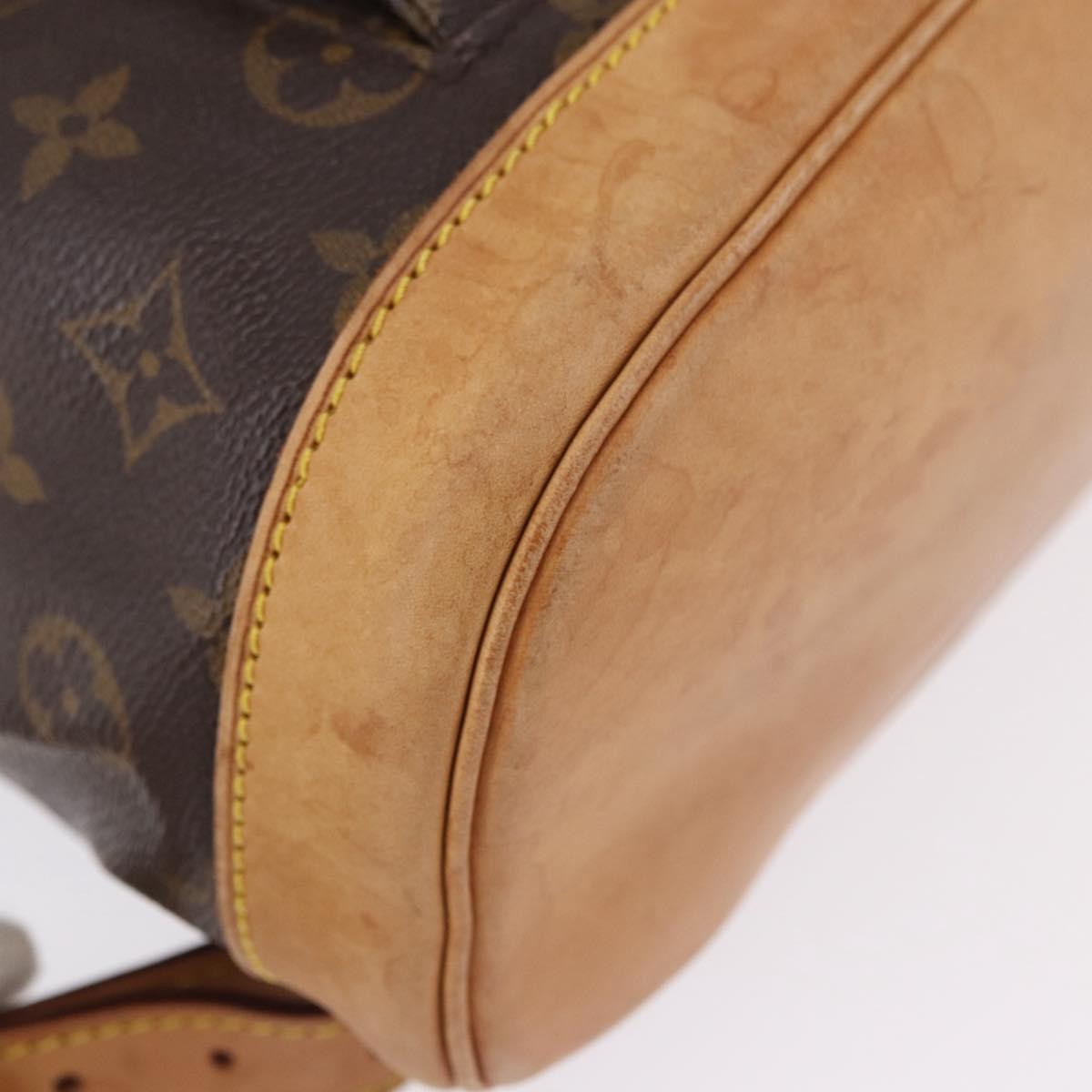 Louis Vuitton Vintage Montsouris Monogram Canvas, Brown, Canvas, Backpack