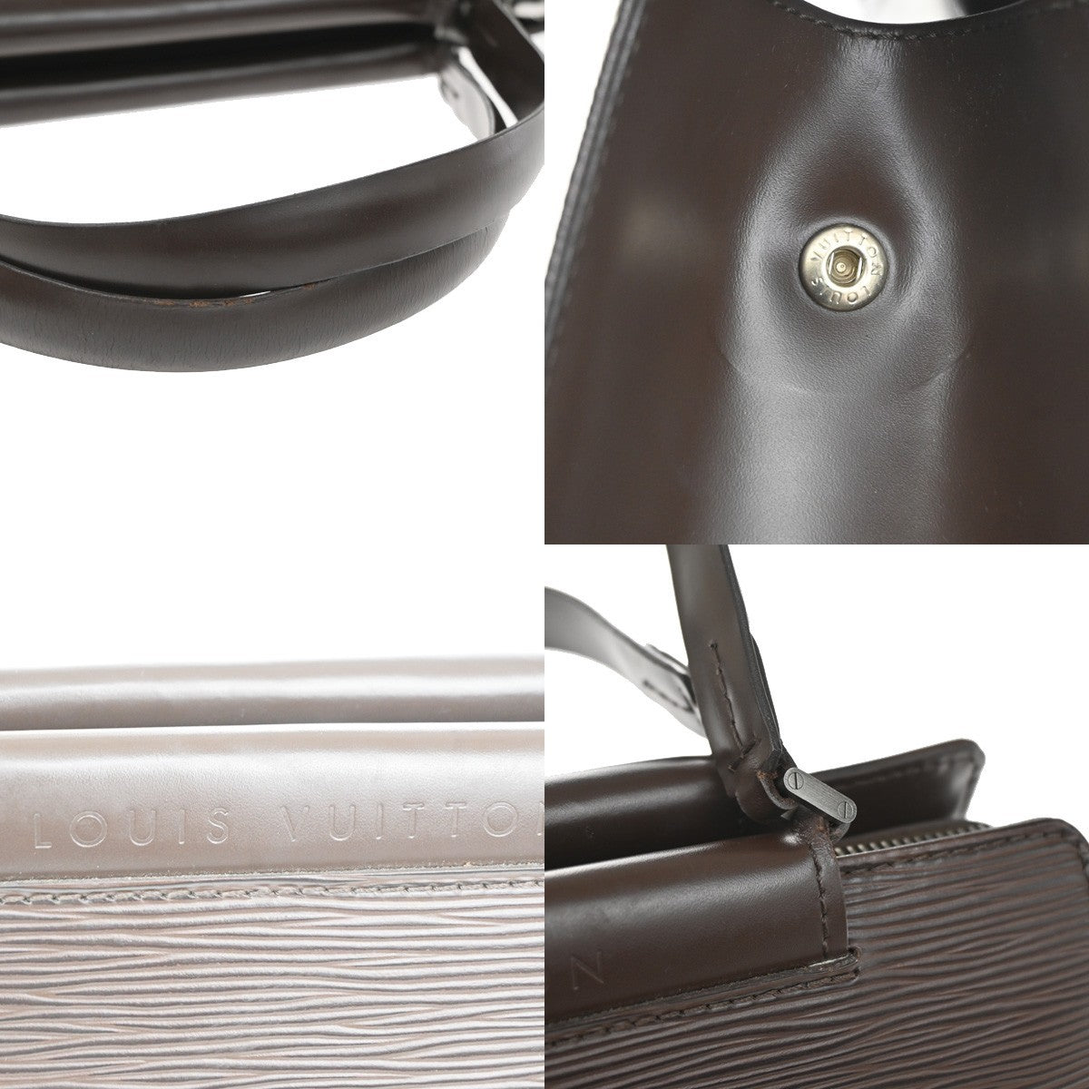 Louis Vuitton Figari Epi Leather, Brown, Leather, Handbag